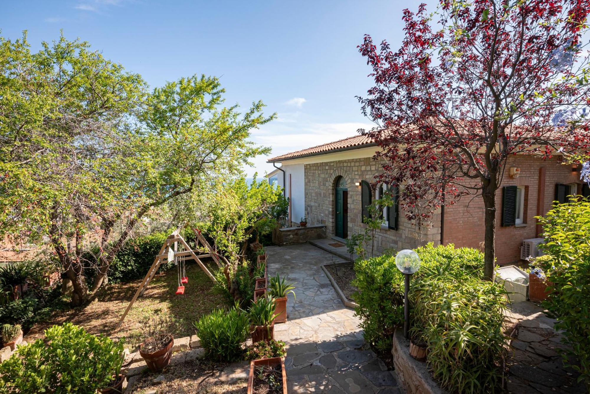 Villa Con Giardino Vista Mare Castiglione della Pescaia Bagian luar foto
